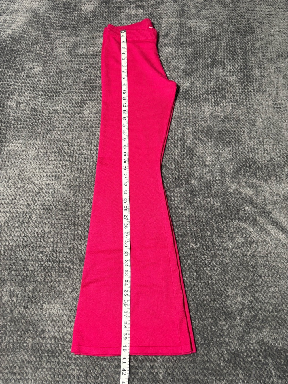 Juicy Couture Bright Pink Velour Hoodie & Flared Pants Set Size M - Picture 3 of 12